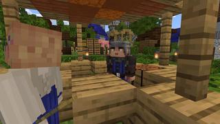 Screenshot of the Minecraft Bedrock Marketplace product Azure City created by BLOCKLAB Studios.