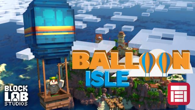 Thumbnail of the Minecraft Bedrock Marketplace product Balloon Isle created by BLOCKLAB Studios.