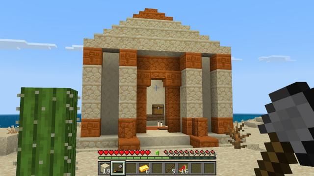 Screenshot of the Minecraft Bedrock Marketplace product Basic Structure Generation created by BLOCKLAB Studios.