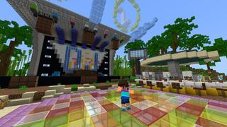 Screenshot of the Minecraft Bedrock Marketplace product Beach Party created by BLOCKLAB Studios.