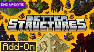 Thumbnail of the Minecraft Bedrock Marketplace product Better Structures Add-On created by BLOCKLAB Studios.