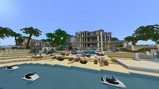 Screenshot of the Minecraft Bedrock Marketplace product Billionaire Resort created by BLOCKLAB Studios.