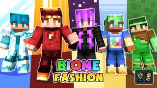 Thumbnail of the Minecraft Bedrock Marketplace product Biome Fashion created by BLOCKLAB Studios.