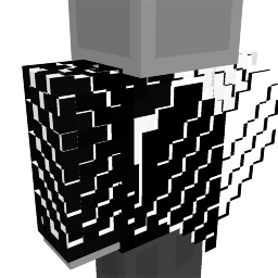 Thumbnail of the Minecraft Bedrock Marketplace product Black & White Heart Top created by BLOCKLAB Studios.