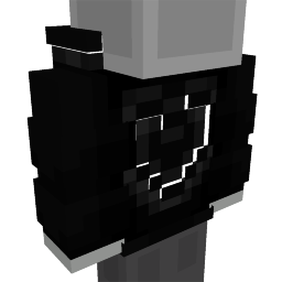 Thumbnail of the Minecraft Bedrock Marketplace product Black White Heart Hoodie created by BLOCKLAB Studios.