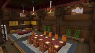 Screenshot of the Minecraft Bedrock Marketplace product Blaze Mansion created by BLOCKLAB Studios.