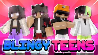 Thumbnail of the Minecraft Bedrock Marketplace product Blingy Teens created by BLOCKLAB Studios.