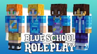 Thumbnail of the Minecraft Bedrock Marketplace product Blue School Roleplay created by BLOCKLAB Studios.