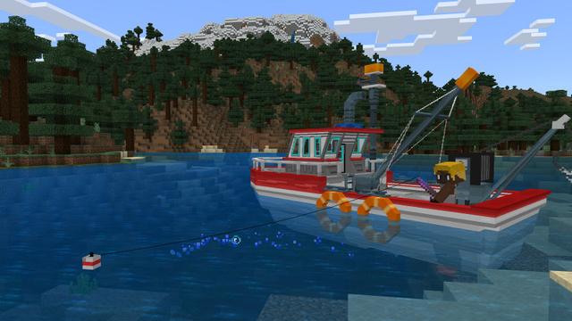 Screenshot of the Minecraft Bedrock Marketplace product Boats++ created by BLOCKLAB Studios.