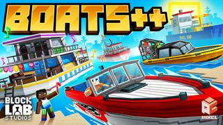 Thumbnail of the Minecraft Bedrock Marketplace product Boats++ created by BLOCKLAB Studios.