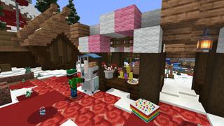 Screenshot of the Minecraft Bedrock Marketplace product Candy Factory created by BLOCKLAB Studios.