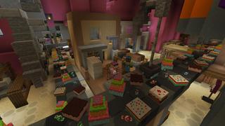 Screenshot of the Minecraft Bedrock Marketplace product Candy Factory created by BLOCKLAB Studios.
