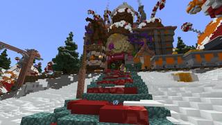 Screenshot of the Minecraft Bedrock Marketplace product Candy Factory created by BLOCKLAB Studios.