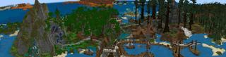 Panorama of the Minecraft Bedrock Marketplace product Captain's Treasure created by BLOCKLAB Studios.