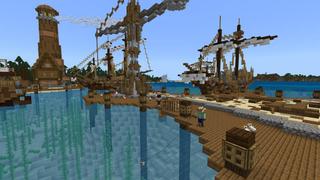 Screenshot of the Minecraft Bedrock Marketplace product Captain's Treasure created by BLOCKLAB Studios.