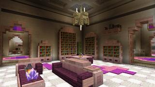 Screenshot of the Minecraft Bedrock Marketplace product Cherry Castle created by BLOCKLAB Studios.