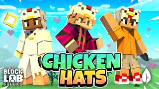 Thumbnail of the Minecraft Bedrock Marketplace product Chicken Hats created by BLOCKLAB Studios.