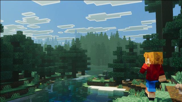 Screenshot of the Minecraft Bedrock Marketplace product Chroma Visuals created by BLOCKLAB Studios.
