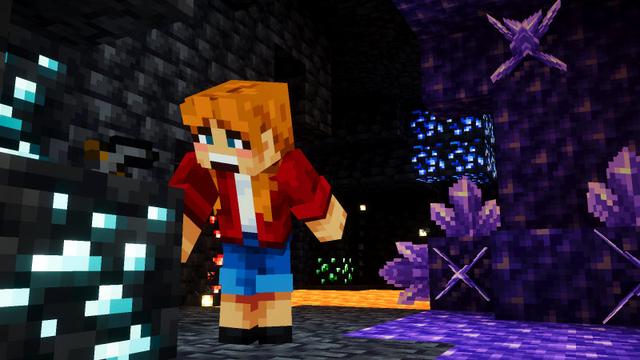 Screenshot of the Minecraft Bedrock Marketplace product Chroma Visuals created by BLOCKLAB Studios.