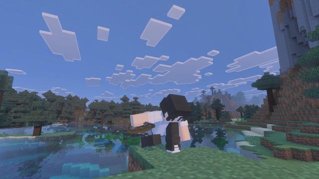 Screenshot of the Minecraft Bedrock Marketplace product Cinecam Add-On created by BLOCKLAB Studios.