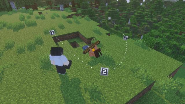 Screenshot of the Minecraft Bedrock Marketplace product Cinecam Add-On created by BLOCKLAB Studios.