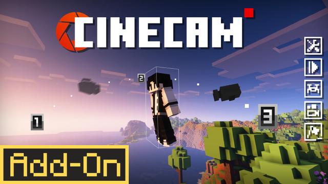 Thumbnail of the Minecraft Bedrock Marketplace product Cinecam Add-On created by BLOCKLAB Studios.