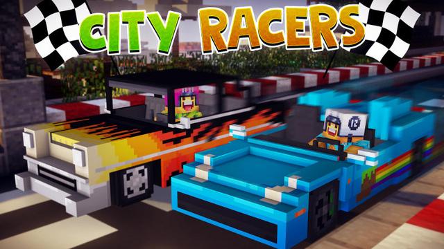 Thumbnail of the Minecraft Bedrock Marketplace product City Racers created by BLOCKLAB Studios.