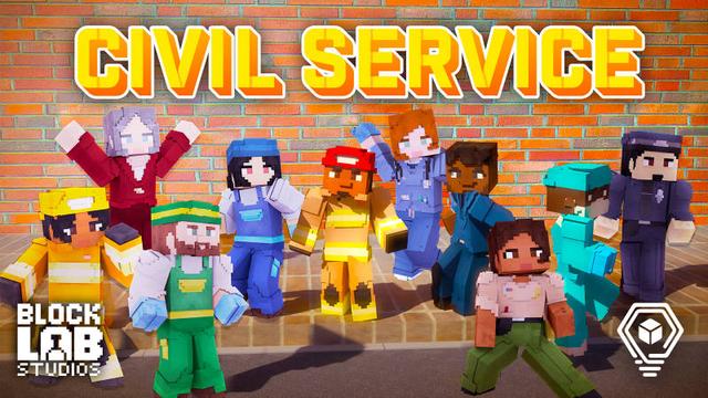 Thumbnail of the Minecraft Bedrock Marketplace product Civil Service created by BLOCKLAB Studios.