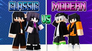 Thumbnail of the Minecraft Bedrock Marketplace product Classic vs Modern created by BLOCKLAB Studios.