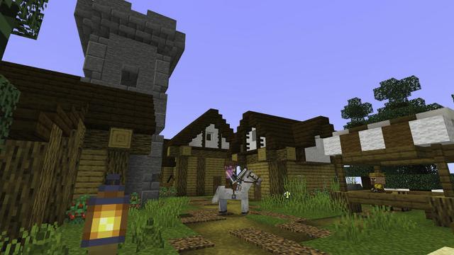 Screenshot of the Minecraft Bedrock Marketplace product Cloud Survival created by BLOCKLAB Studios.
