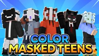 Thumbnail of the Minecraft Bedrock Marketplace product Color Masked Teens created by BLOCKLAB Studios.