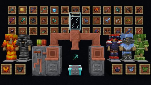 Screenshot of the Minecraft Bedrock Marketplace product Combine Anything [DX] created by BLOCKLAB Studios.