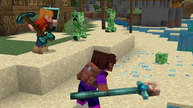 Screenshot of the Minecraft Bedrock Marketplace product Combine Anything [DX] created by BLOCKLAB Studios.