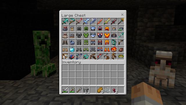 Screenshot of the Minecraft Bedrock Marketplace product Combine Anything [DX] created by BLOCKLAB Studios.