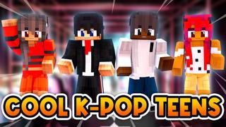Thumbnail of the Minecraft Bedrock Marketplace product Cool K-pop Teens created by BLOCKLAB Studios.