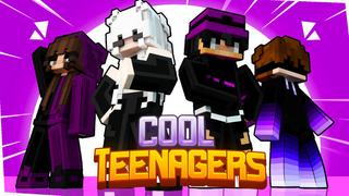 Thumbnail of the Minecraft Bedrock Marketplace product Cool Teenagers created by BLOCKLAB Studios.
