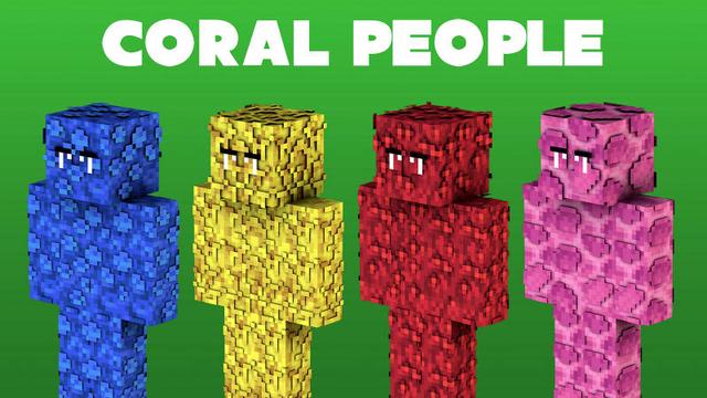 Thumbnail of the Minecraft Bedrock Marketplace product Coral People created by BLOCKLAB Studios.