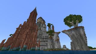 Screenshot of the Minecraft Bedrock Marketplace product Cozy Cliffhouse created by BLOCKLAB Studios.