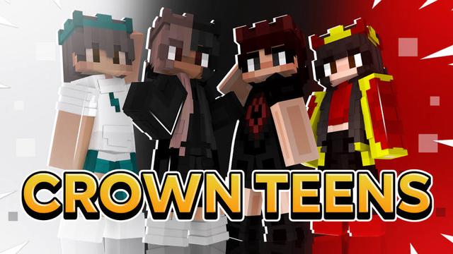 Thumbnail of the Minecraft Bedrock Marketplace product Crown Teens created by BLOCKLAB Studios.