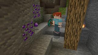 Screenshot of the Minecraft Bedrock Marketplace product Custom Diamonds created by BLOCKLAB Studios.