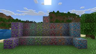 Screenshot of the Minecraft Bedrock Marketplace product Custom Diamonds created by BLOCKLAB Studios.