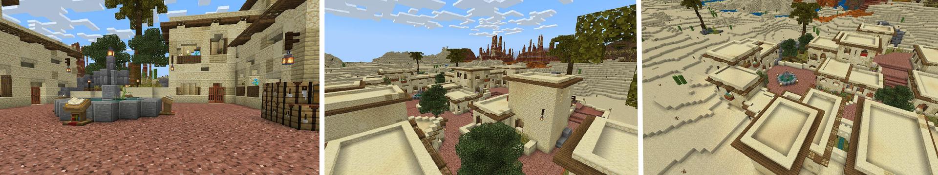 Panorama of the Minecraft Bedrock Marketplace product Custom Totems created by BLOCKLAB Studios.