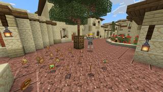 Screenshot of the Minecraft Bedrock Marketplace product Custom Totems created by BLOCKLAB Studios.