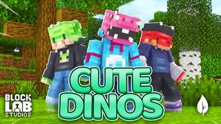 Thumbnail of the Minecraft Bedrock Marketplace product Cute Dinos created by BLOCKLAB Studios.