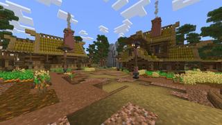 Screenshot of the Minecraft Bedrock Marketplace product Cute Farmland created by BLOCKLAB Studios.