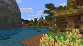Screenshot of the Minecraft Bedrock Marketplace product Cute Farmland created by BLOCKLAB Studios.