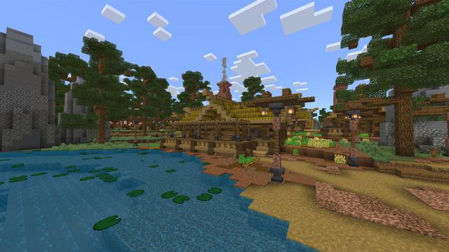 Screenshot of the Minecraft Bedrock Marketplace product Cute Farmland created by BLOCKLAB Studios.