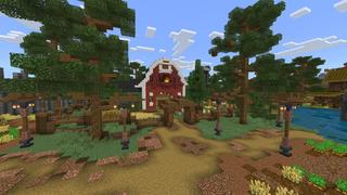Screenshot of the Minecraft Bedrock Marketplace product Cute Farmland created by BLOCKLAB Studios.