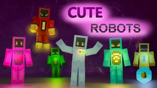 Thumbnail of the Minecraft Bedrock Marketplace product Cute Robots created by BLOCKLAB Studios.