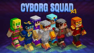 Thumbnail of the Minecraft Bedrock Marketplace product Cyborg Squad x1 created by BLOCKLAB Studios.